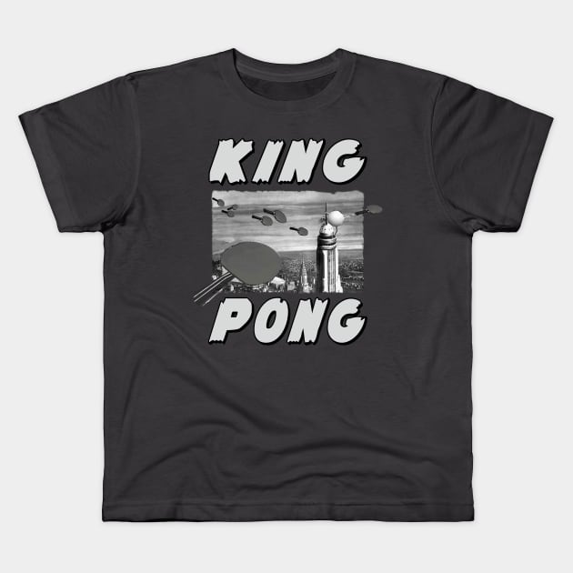 Ping Pong King Kids T-Shirt by TenomonMalke